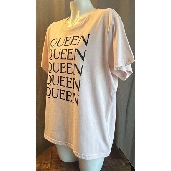 Black History Month Adult Legendary Rootz Short Sleeve Queen T-Shirt - Pink NWT - Picture 4 of 11